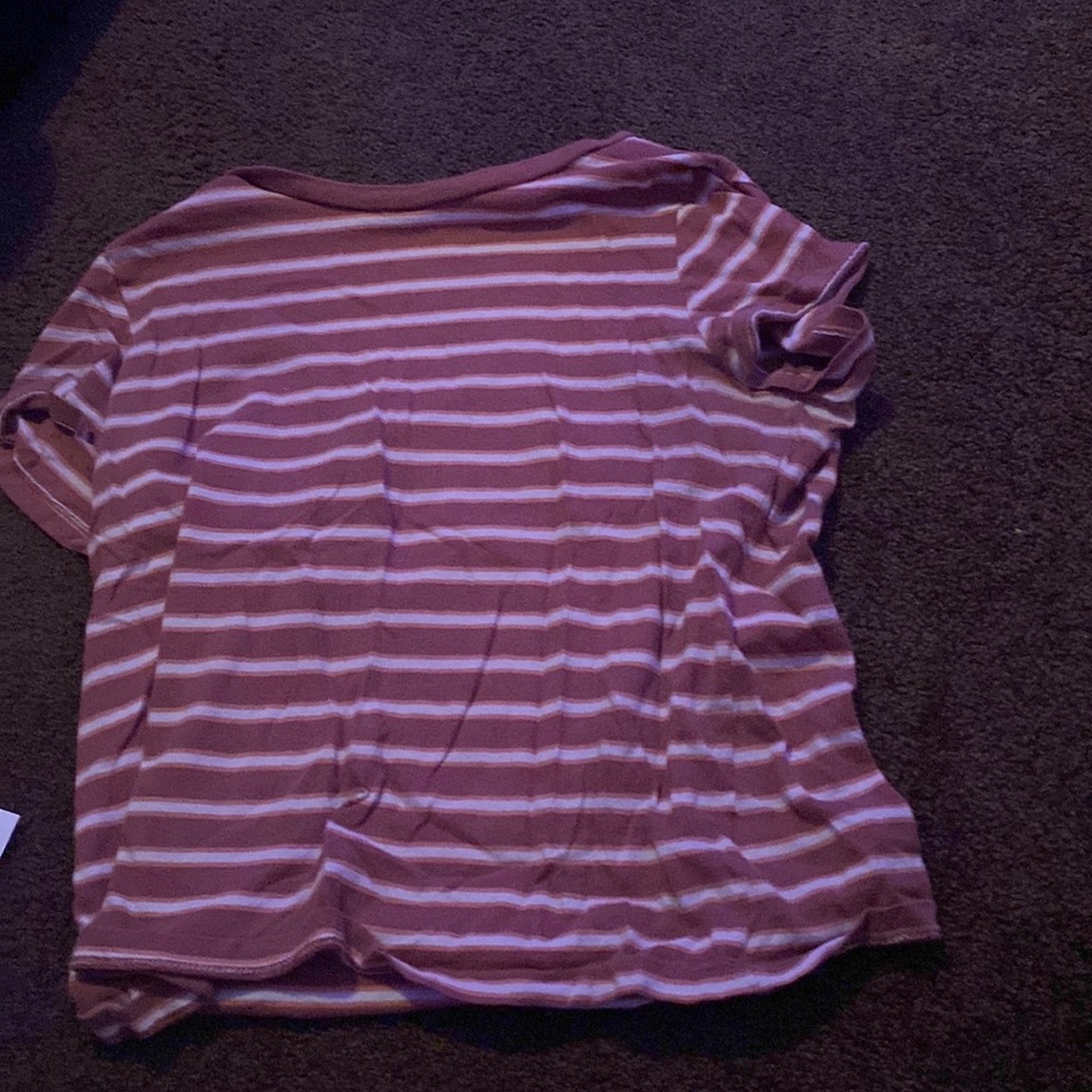 Pink and white t-shirt Brand: wild fable Suze: S